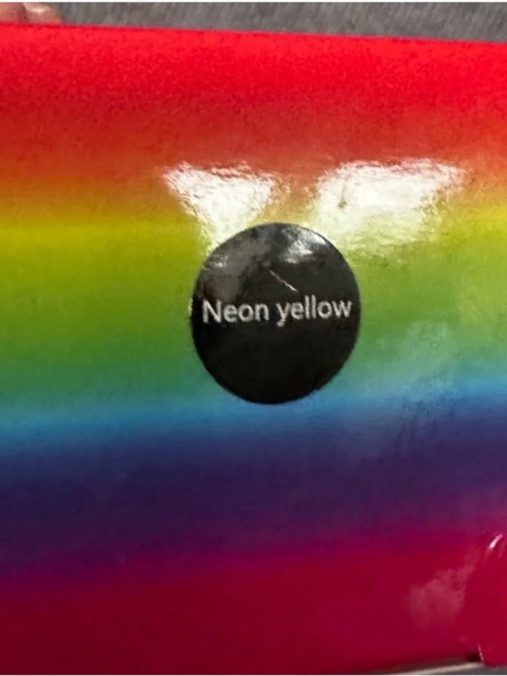 New neon yellow pigment powder eyeshadow